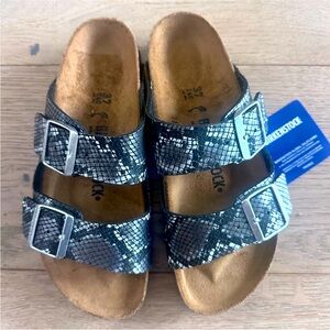 Birkenstock Arizona | Faux Snakeskin | Size 37 EU / Women’s 6/6.5 | NEW